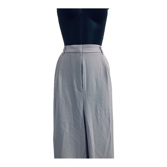 Blue steel gray high waisted hi-rise tapered leg‎ trouser pants size XL new - Picture 9 of 14